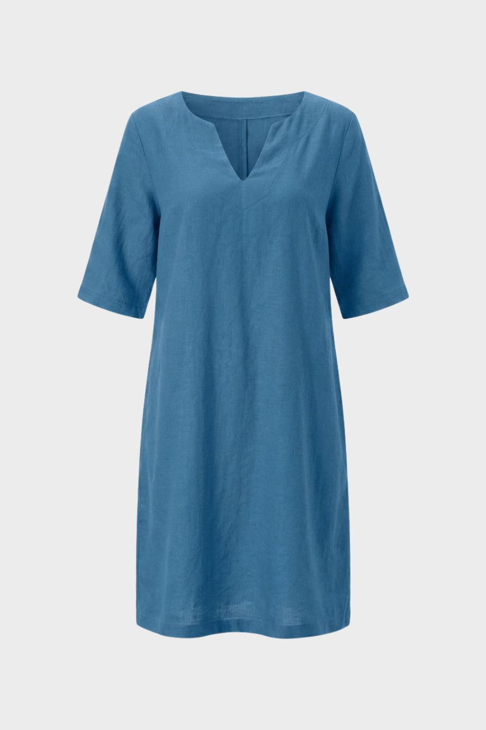Women's V-Neck Short Sleeve Dress