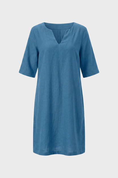 Women's V-Neck Short Sleeve Dress