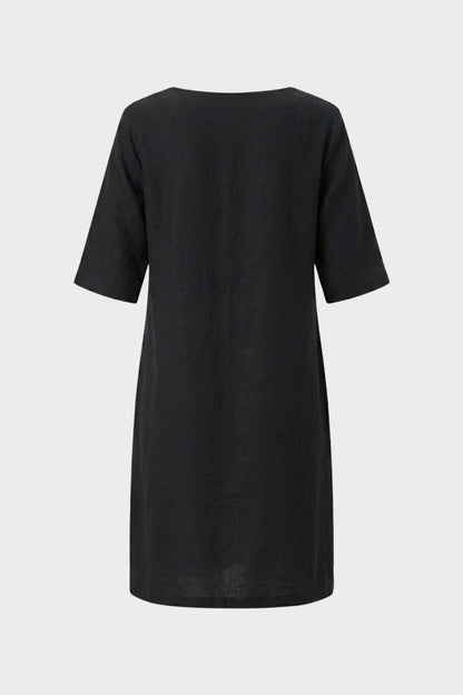 Women's V-Neck Short Sleeve Dress