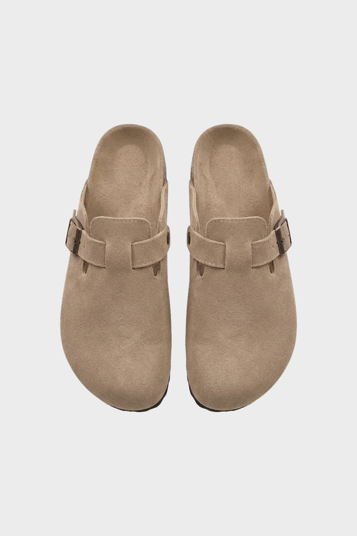 Women's Buckled Closed Clogs