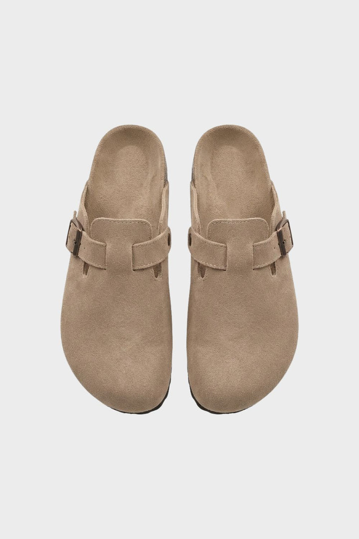 Women's Buckled Closed Clogs