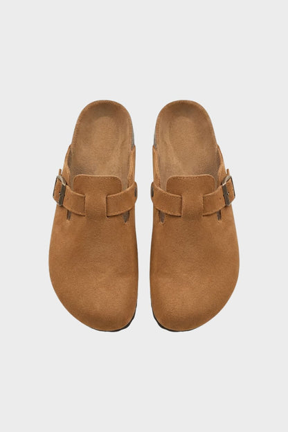 Women's Buckled Closed Clogs