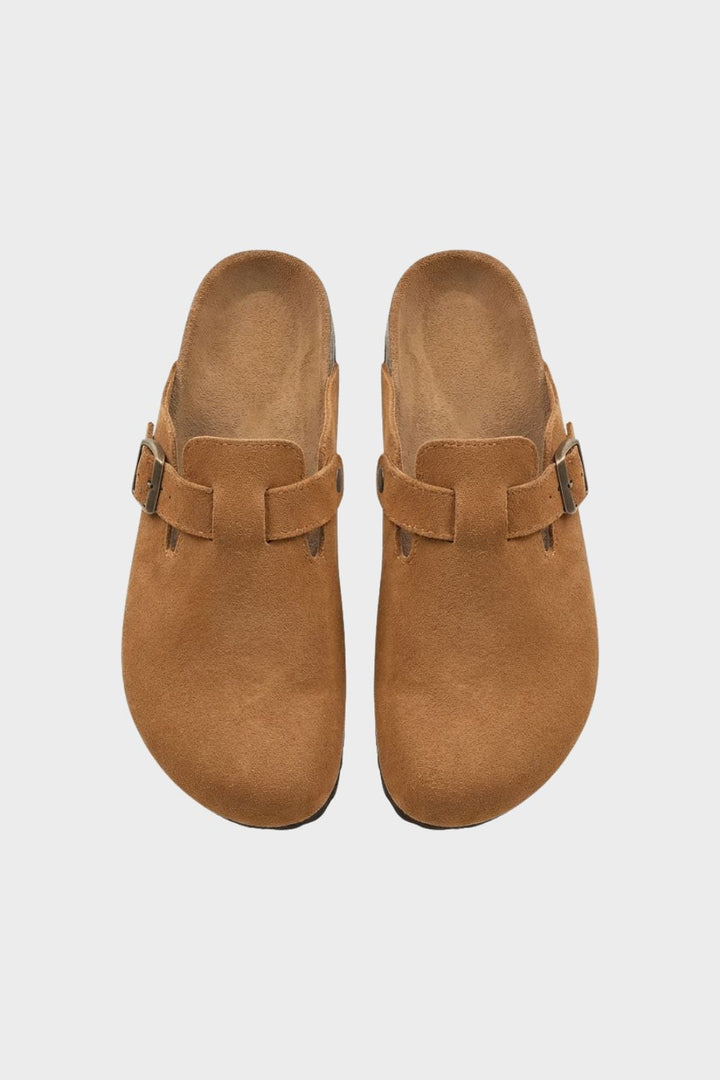 Women's Buckled Closed Clogs