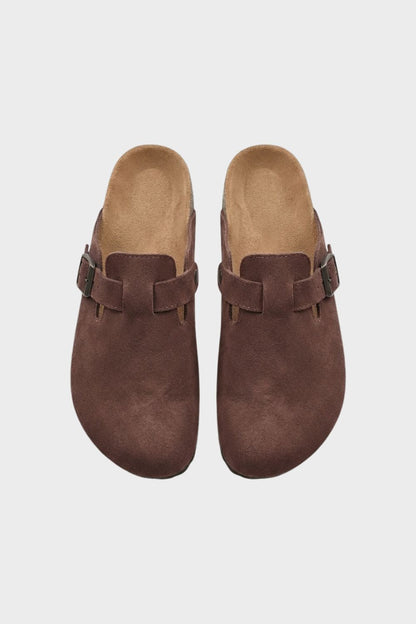 Women's Buckled Closed Clogs