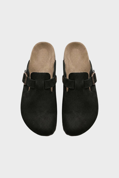 Women's Buckled Closed Clogs