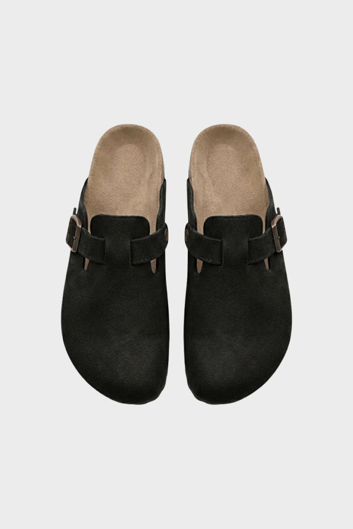 Women's Buckled Closed Clogs