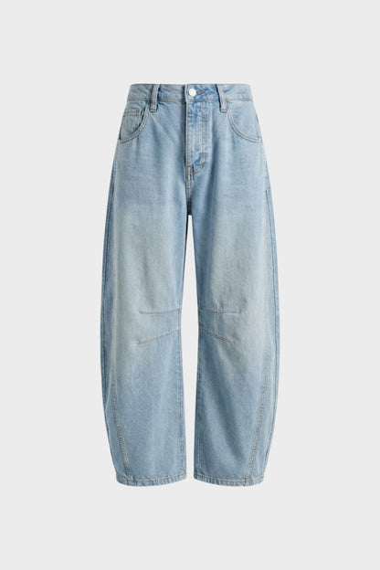 Women's High-Waisted Wide-Leg Jeans