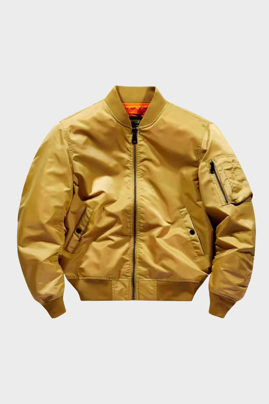 Men's Zip Bomber Flight Jacket