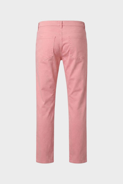 Men's Slim Fit Chino Pants with Pockets