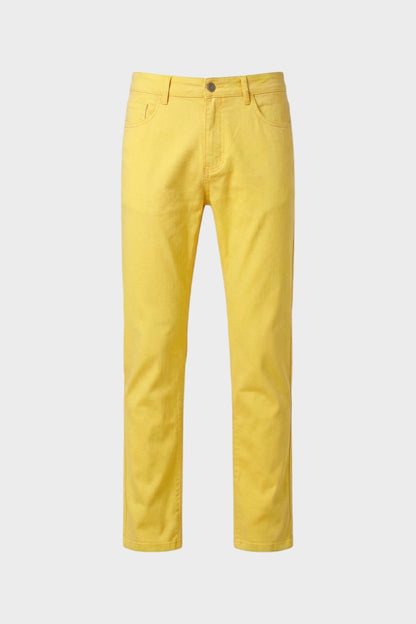 Men's Slim Fit Chino Pants with Pockets