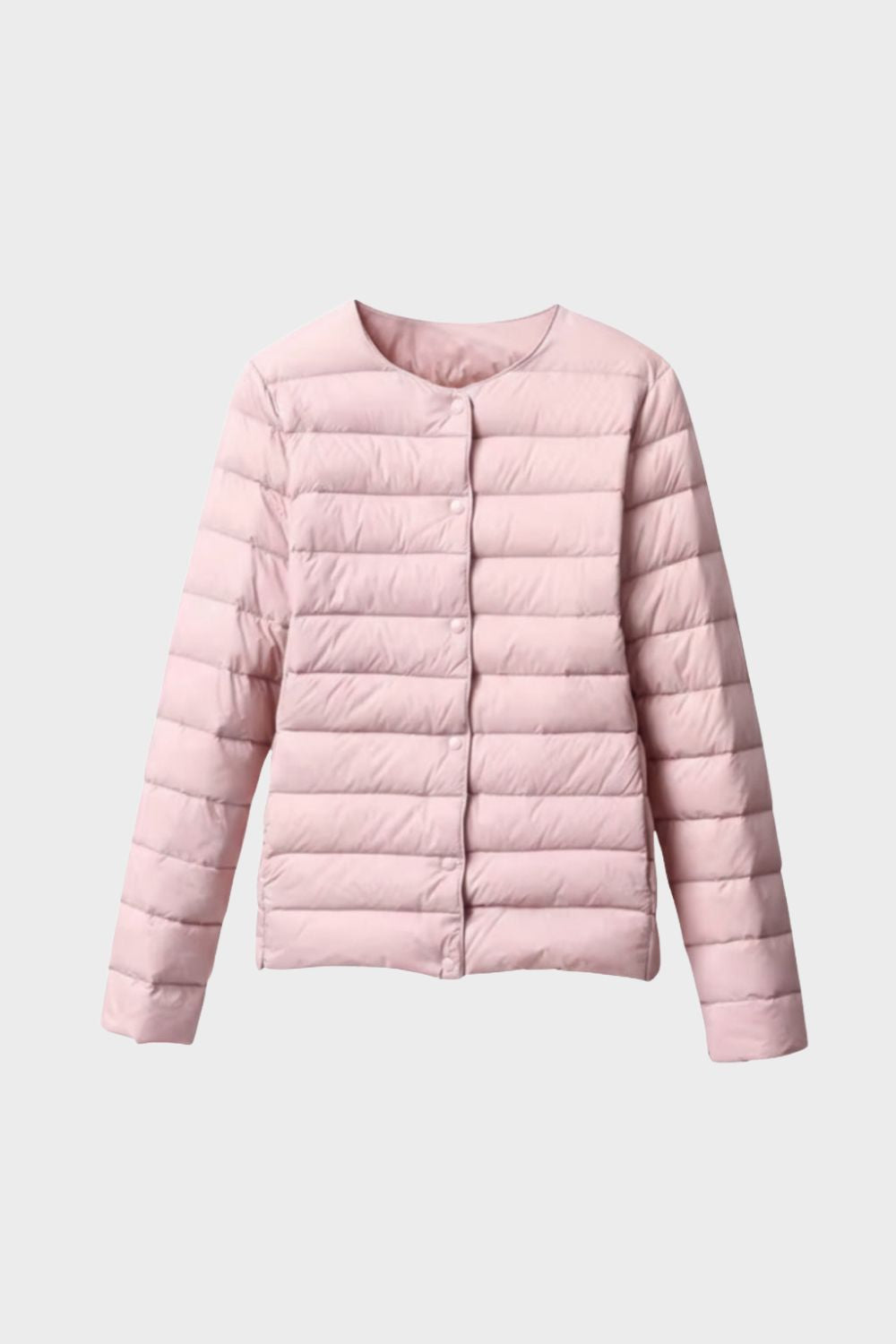 Lightweight Women's Quilted Jacket with Press Studs