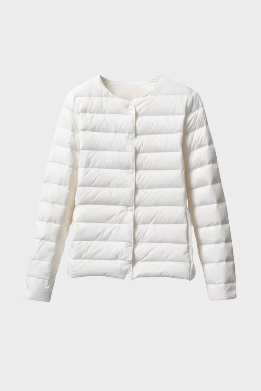 Lightweight Women's Quilted Jacket with Press Studs