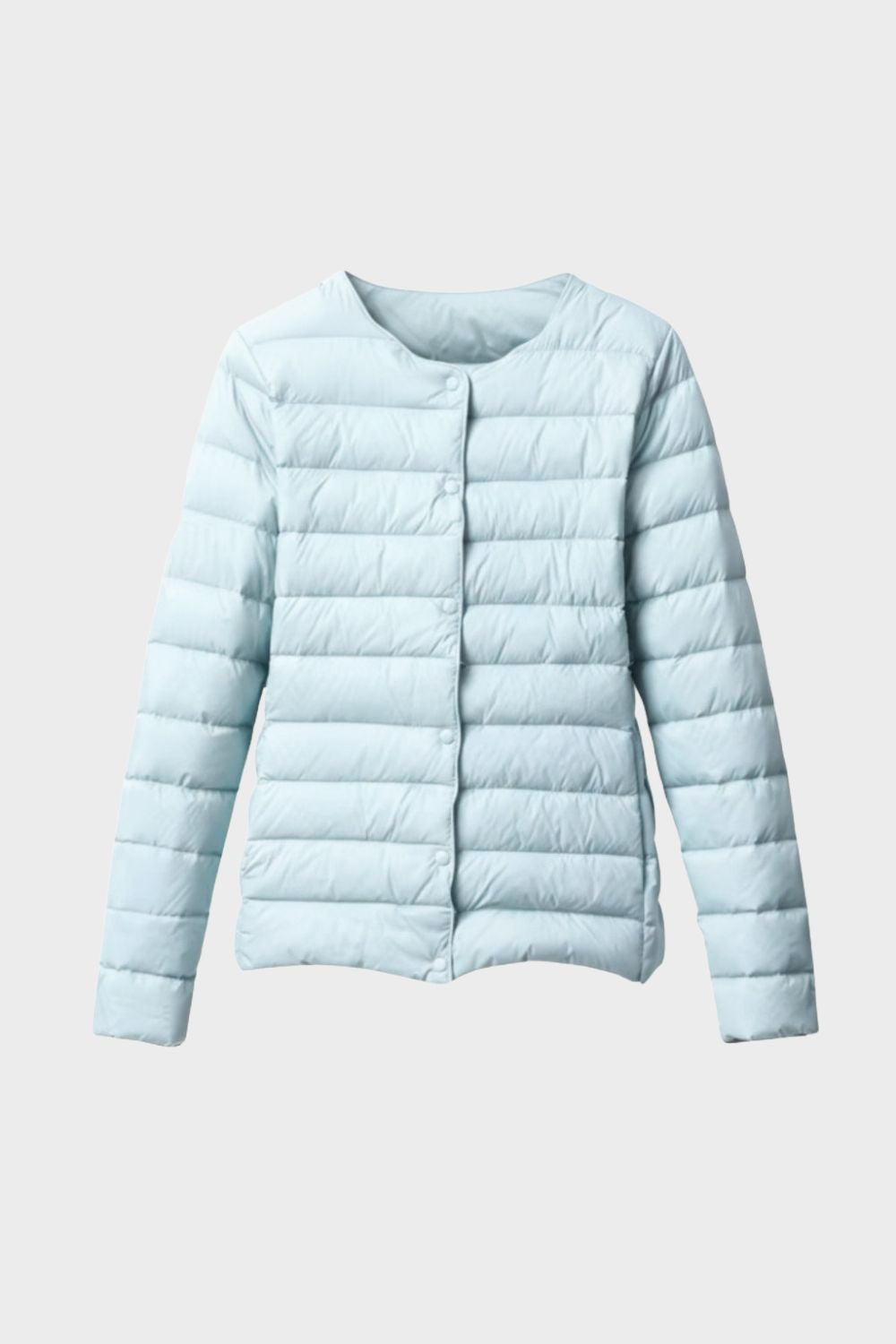Lightweight Women's Quilted Jacket with Press Studs