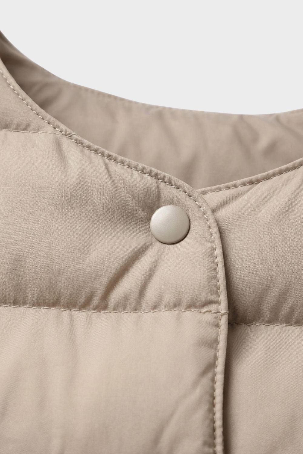 Lightweight Women's Quilted Jacket with Press Studs
