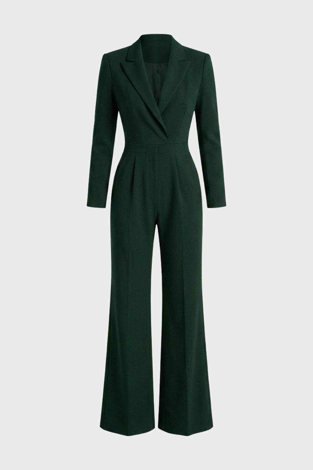 Elegant Bordeaux Wide-Leg Jumpsuit for Women