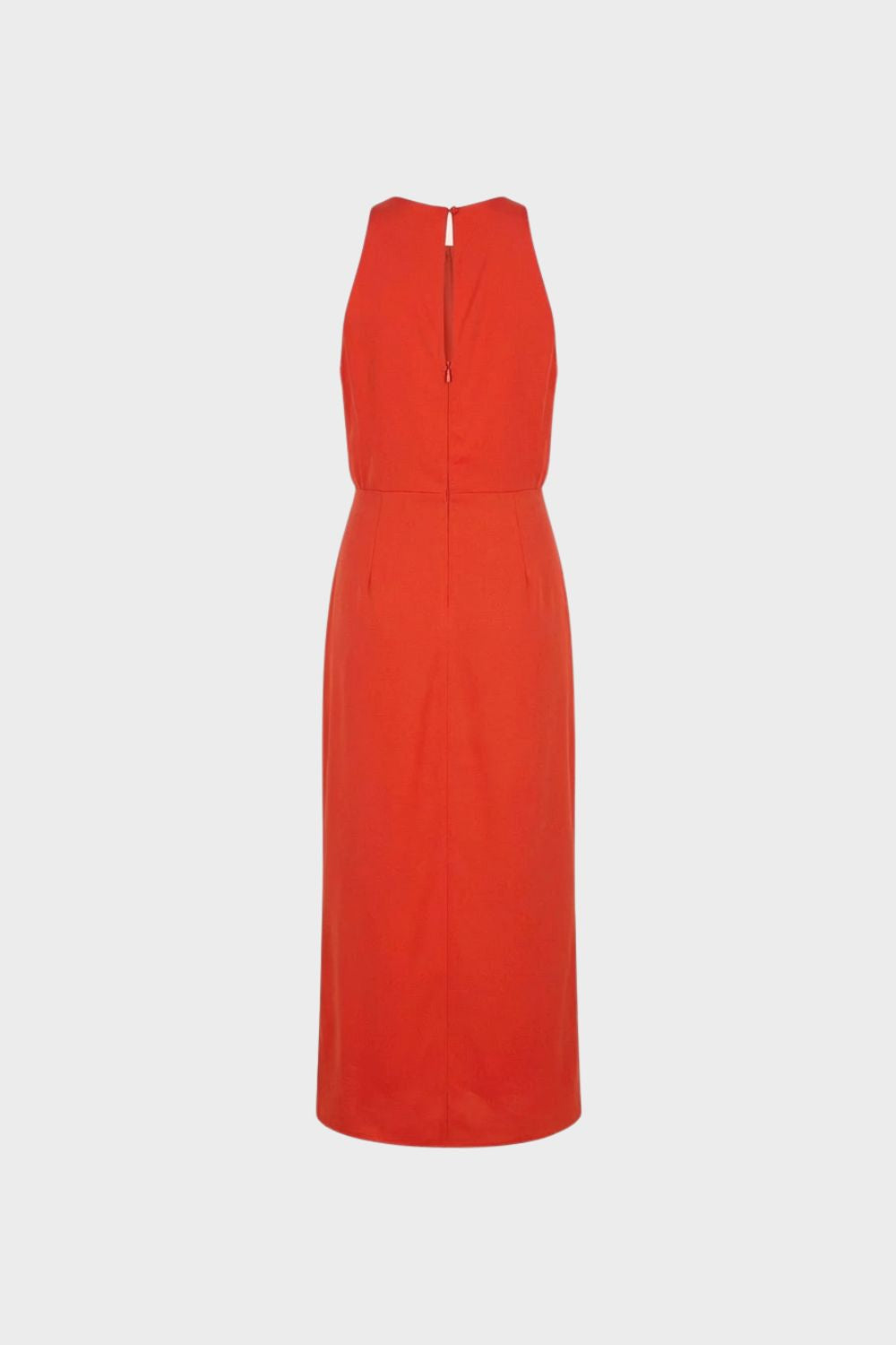 Sleeveless Women's Midi Dress with Slit