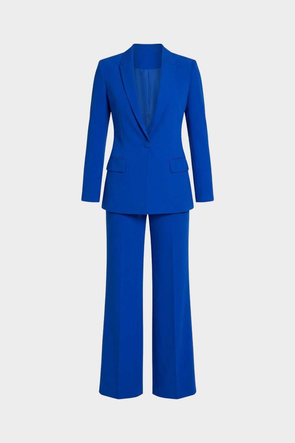 Women's Blazer Suit with Wide Trousers