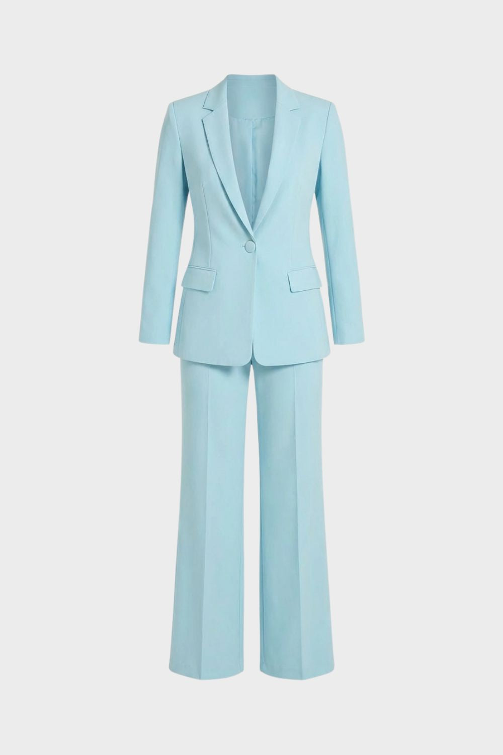 Women's Blazer Suit with Wide Trousers