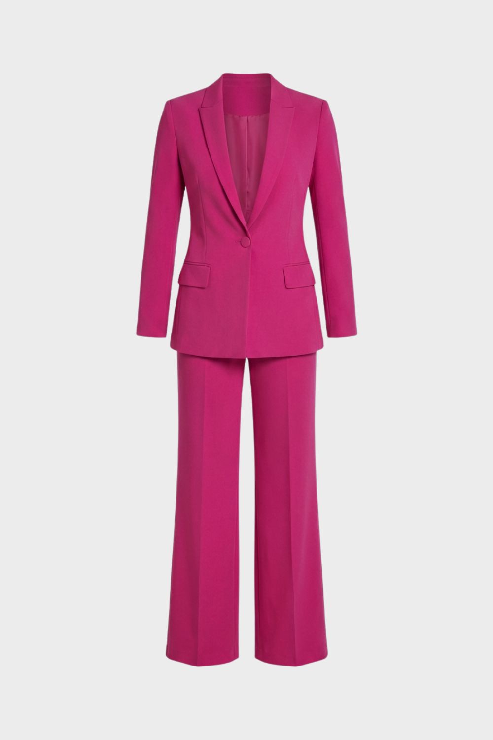 Women's Blazer Suit with Wide Trousers