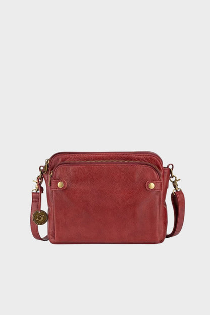 Women's Zippered Crossbody Bag