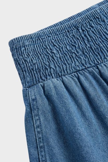 Rock Women's A-Line Maxi Skirt with Elastic Waist