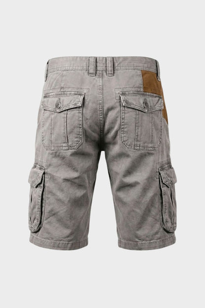 Men's Cargo Shorts with Pockets & Belt