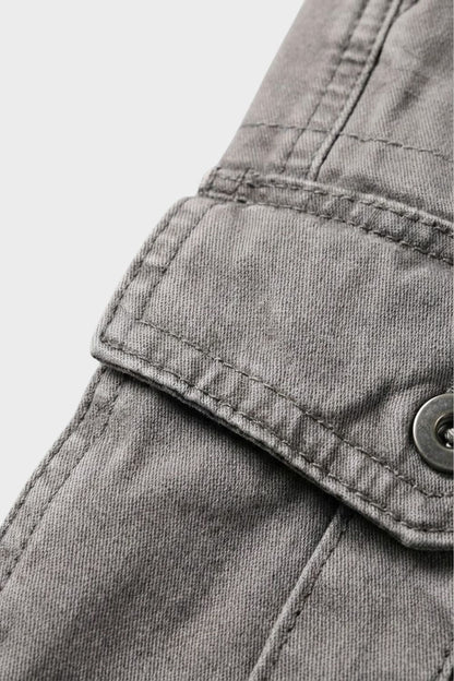 Men's Cargo Shorts with Pockets & Belt