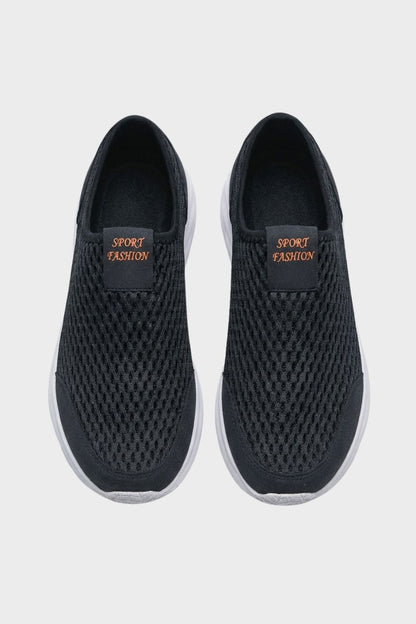 Men's Mesh Slip-On Sneakers with Profile Sole