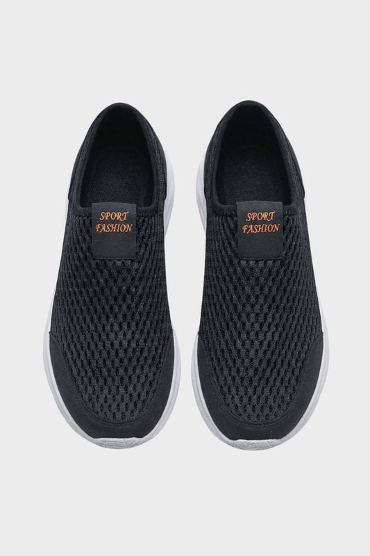 Men's Mesh Slip-On Sneakers with Profile Sole