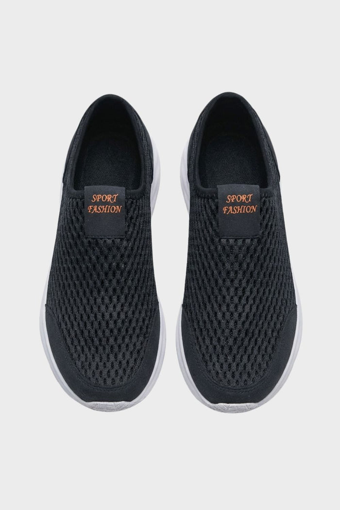 Men's Mesh Slip-On Sneakers with Profile Sole