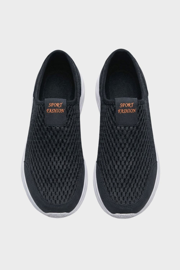 Men's Mesh Slip-On Sneakers with Profile Sole