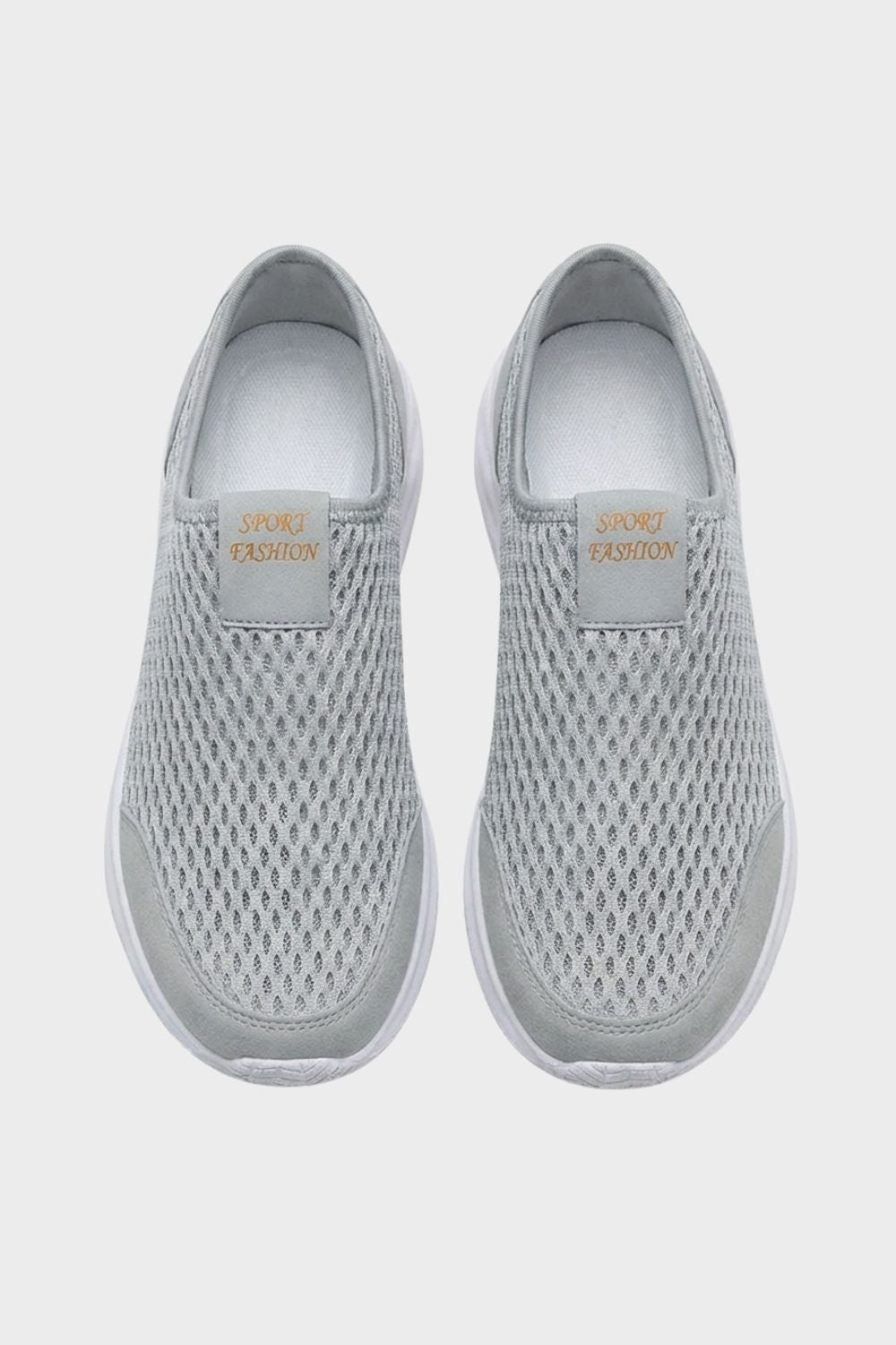 Men's Mesh Slip-On Sneakers with Profile Sole