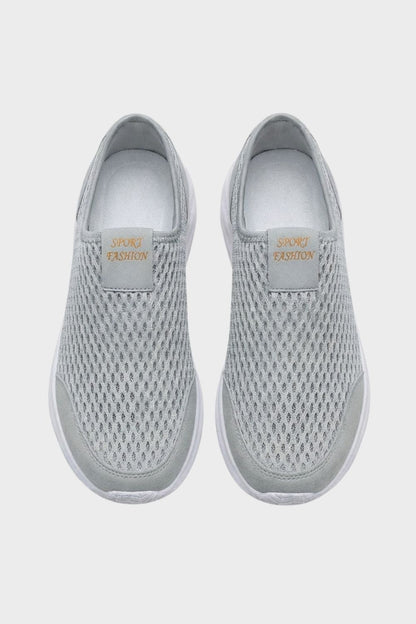 Men's Mesh Slip-On Sneakers with Profile Sole