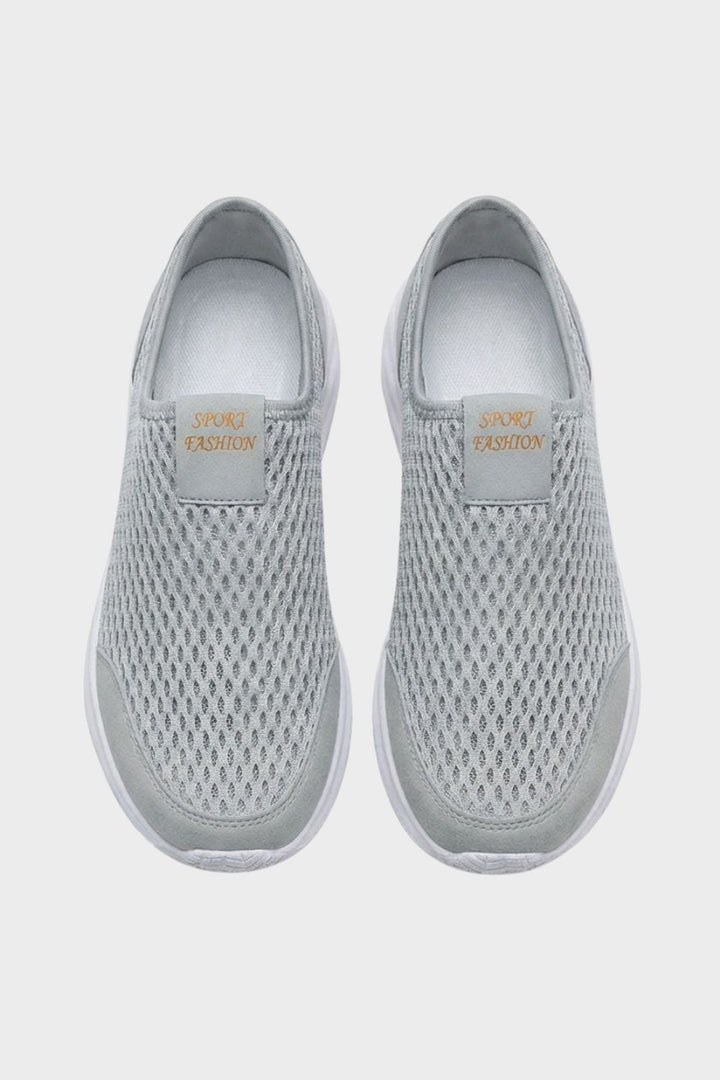 Men's Mesh Slip-On Sneakers with Profile Sole