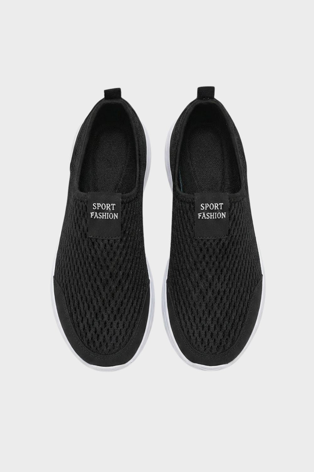 Men's Mesh Slip-On Sneakers with Profile Sole