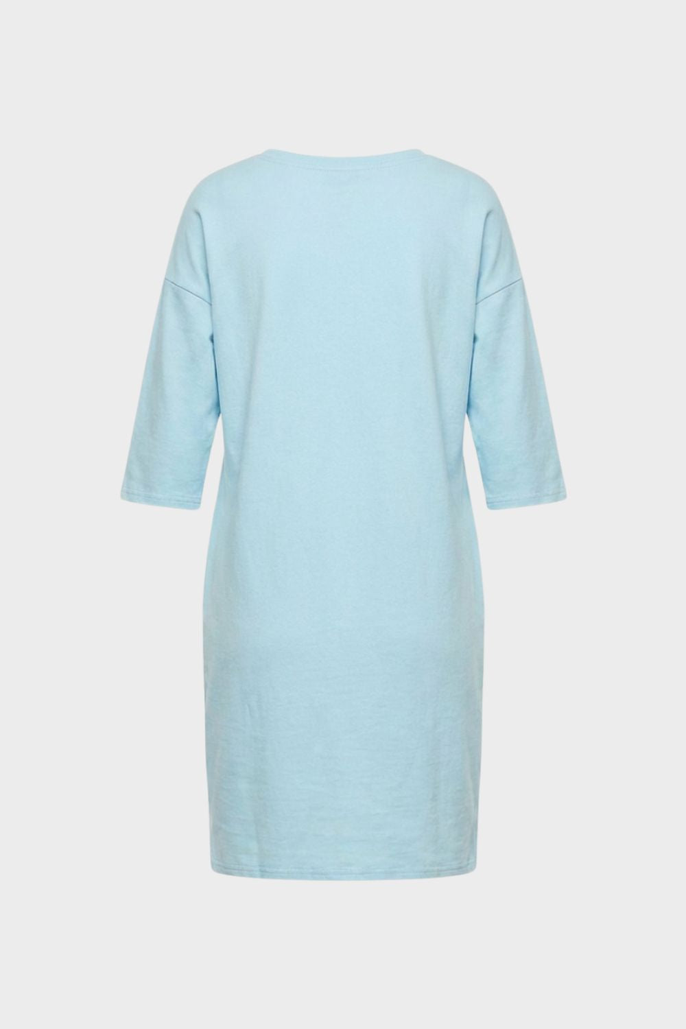 Women's Round Neck 3/4 Sleeve Jersey Dress