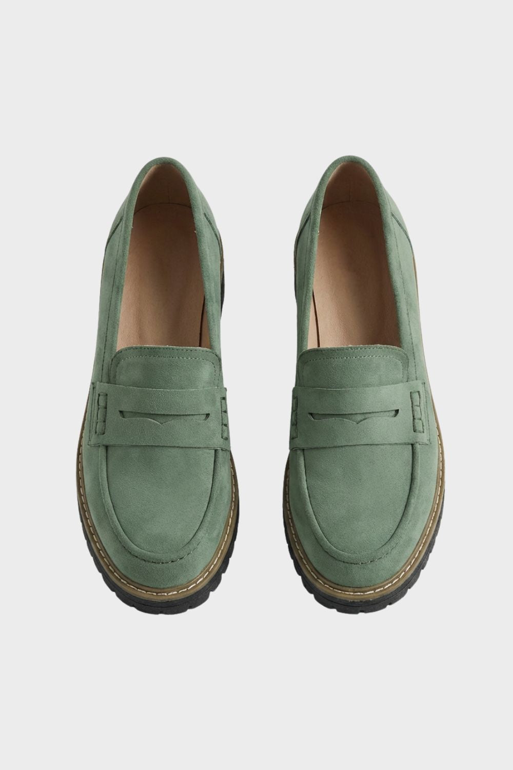 Women's Profile Sole Loafers with Decorative Tab