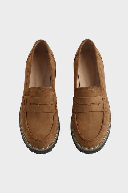 Women's Profile Sole Loafers with Decorative Tab