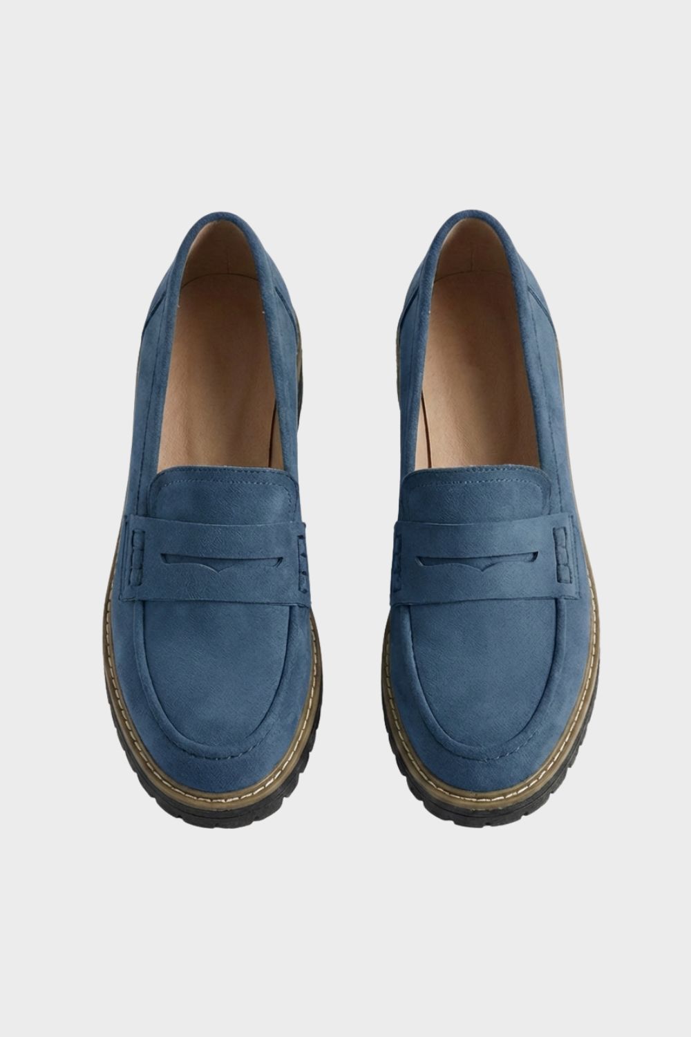 Women's Profile Sole Loafers with Decorative Tab
