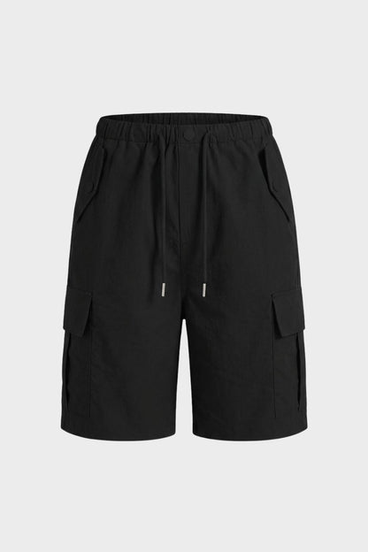 Women's Elasticated Waist Cargo Shorts