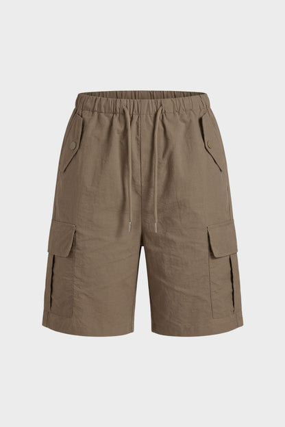 Women's Elasticated Waist Cargo Shorts