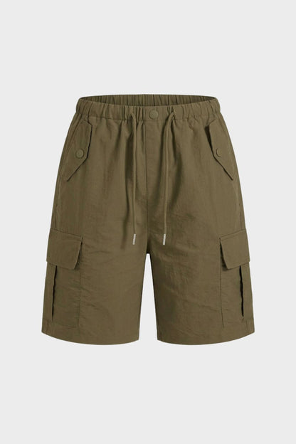 Women's Elasticated Waist Cargo Shorts