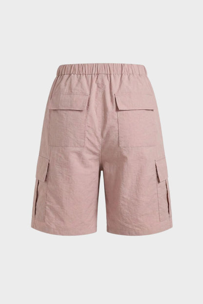 Women's Elasticated Waist Cargo Shorts