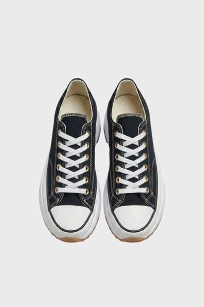 Women's Laced Low Top Sneakers with Rubber Cap