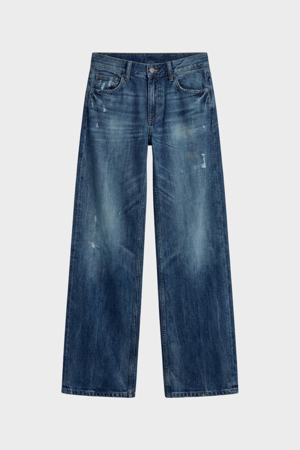 Women's Used Look Wide Leg Jeans