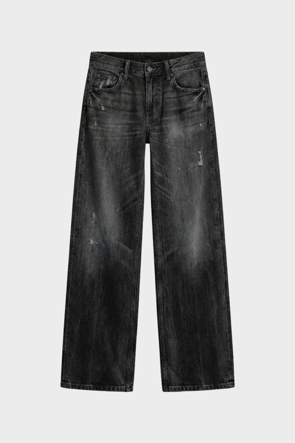 Women's Used Look Wide Leg Jeans