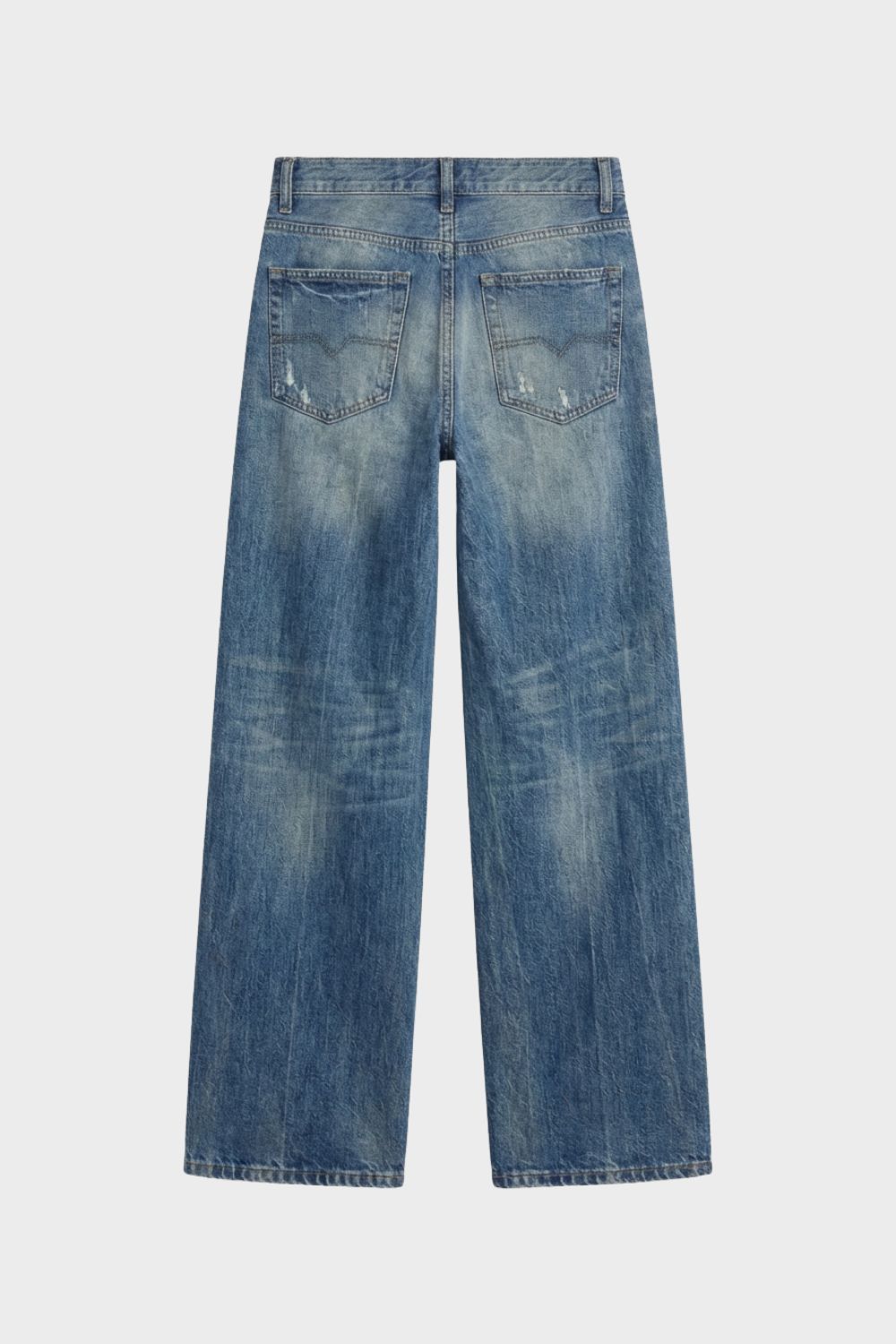 Women's Used Look Wide Leg Jeans