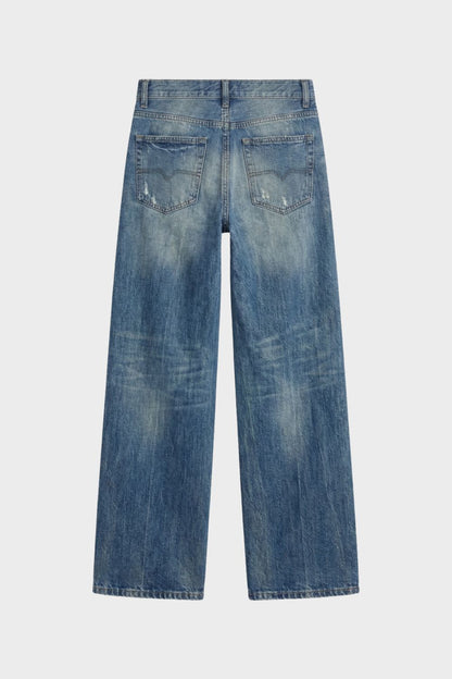 Women's Used Look Wide Leg Jeans