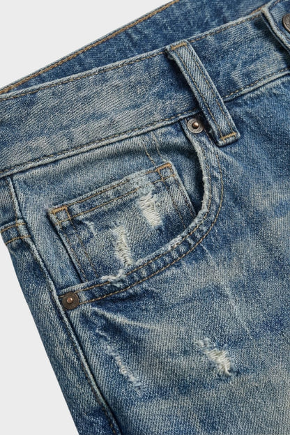 Women's Used Look Wide Leg Jeans