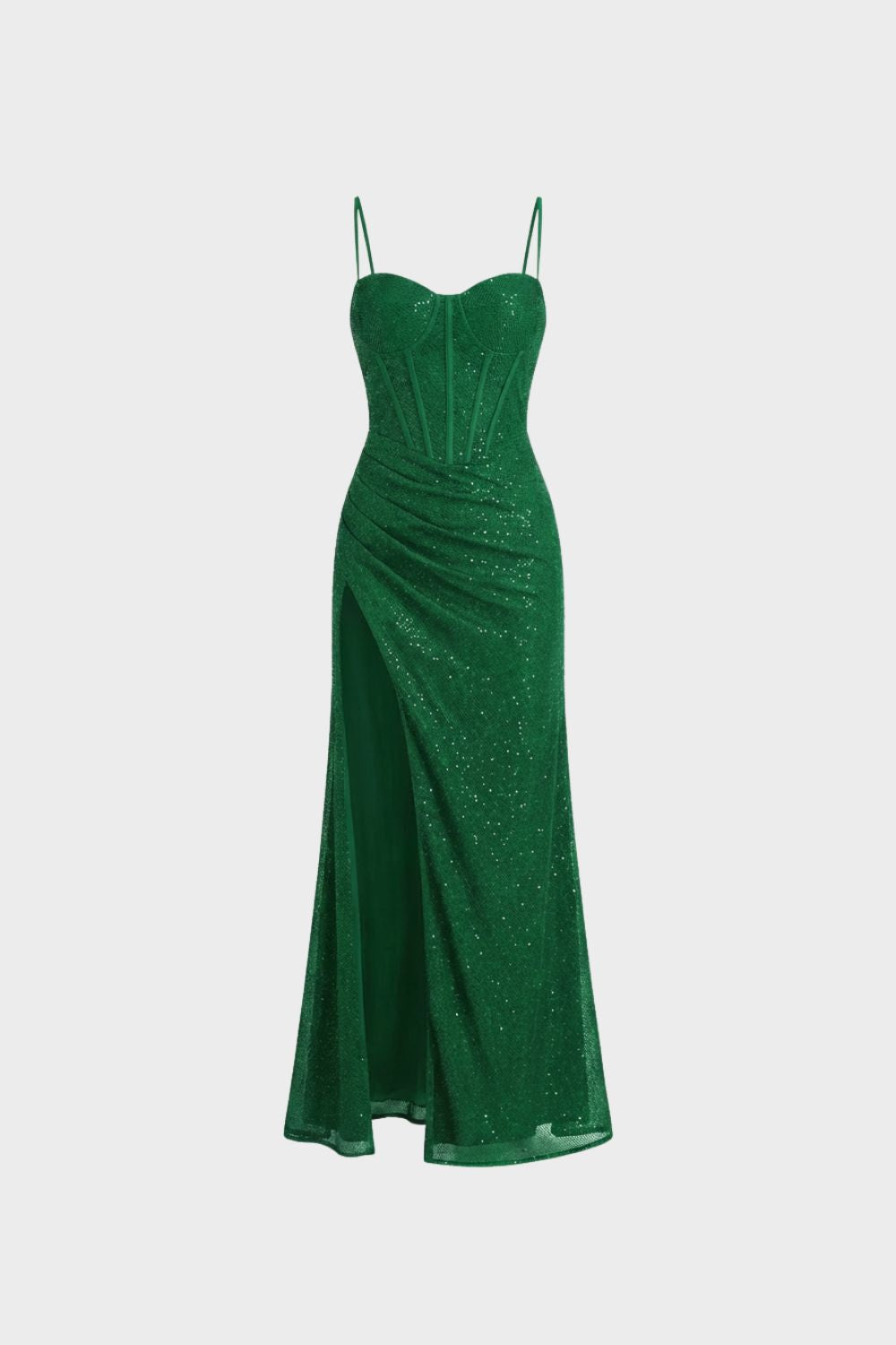 Women's Long Spaghetti Strap Evening Dress